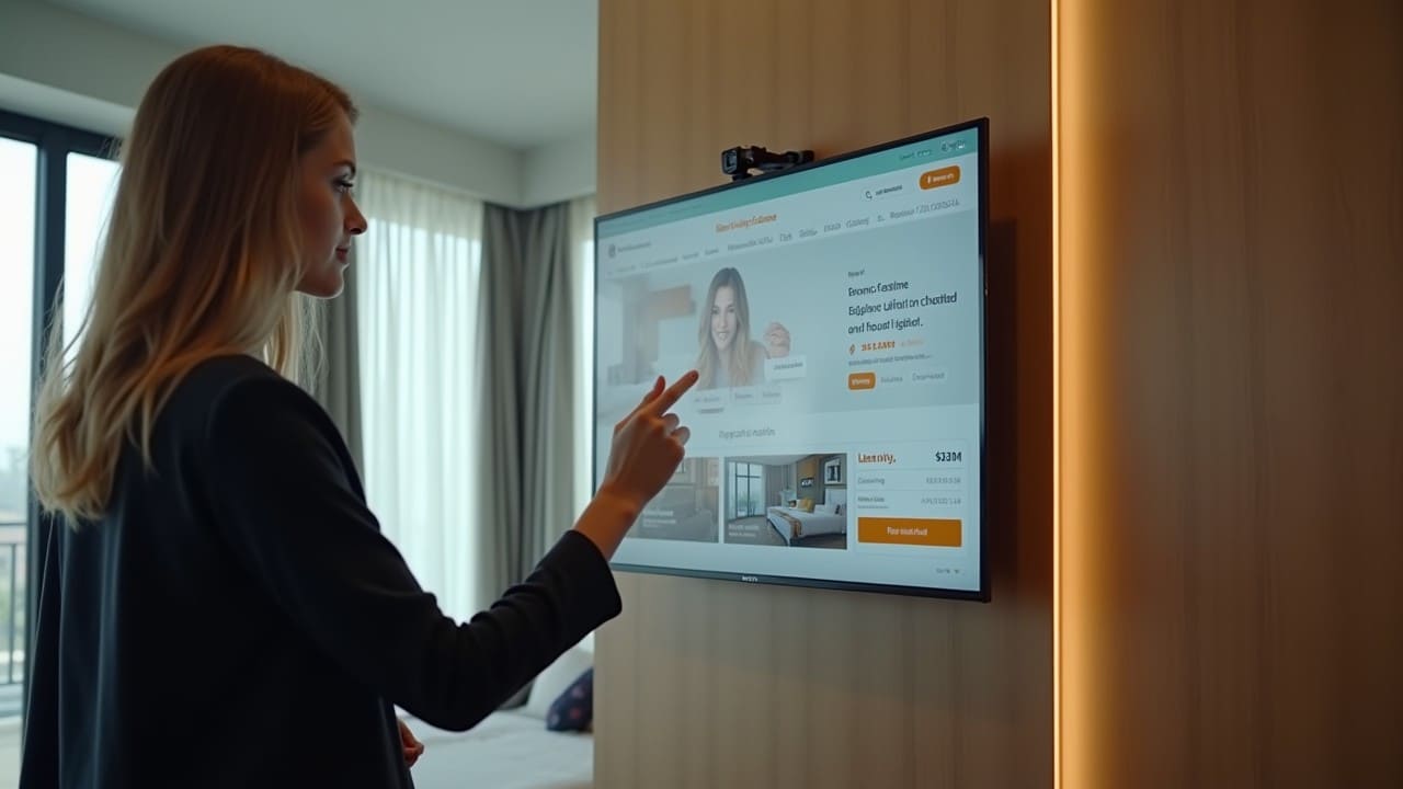 Interfaccia di prenotazione diretta su un sito web di un hotel.