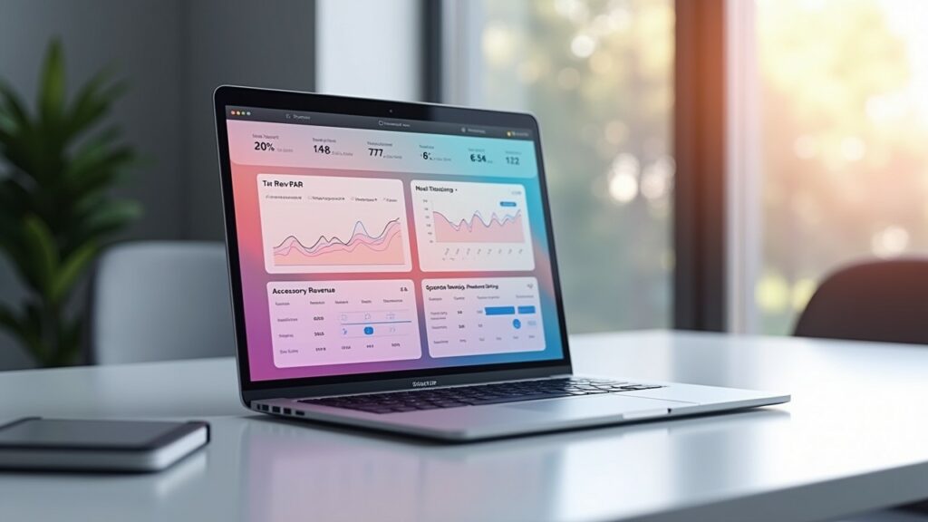 Dashboard con analisi TRevPAR per migliorare redditività hotel